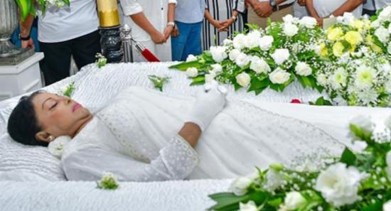Malini Fonseka’s Last Rites at Independence Square